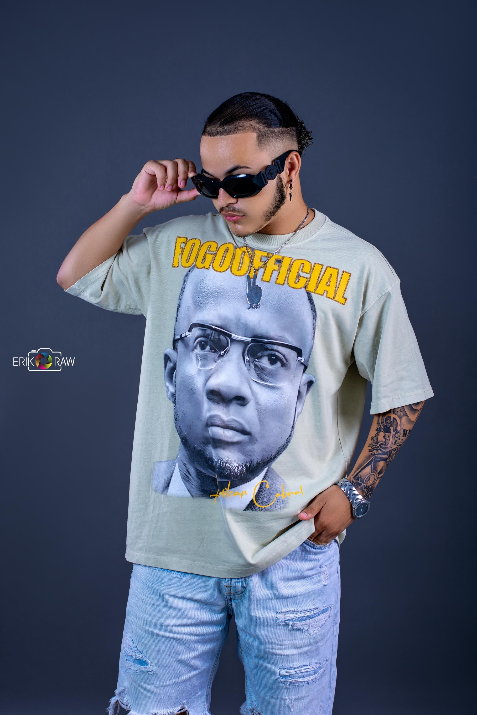 Amílcar Cabral Oversized Tshirt FOGOOFFICIAL