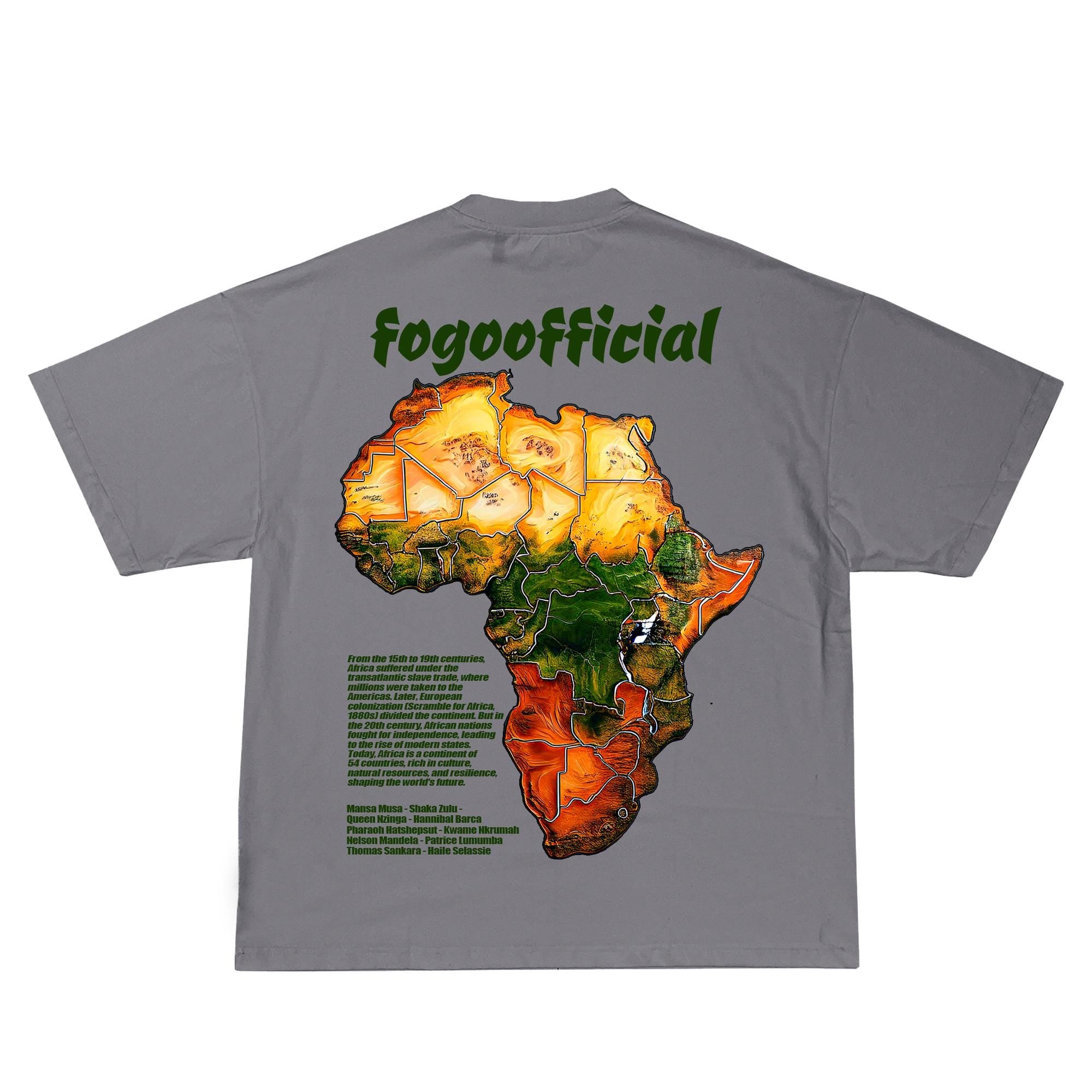 AFRICAN CONTINENT Oversize Tshirt